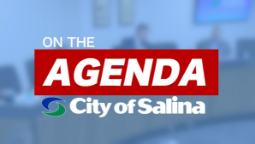 On The Agenda logo on a blue background